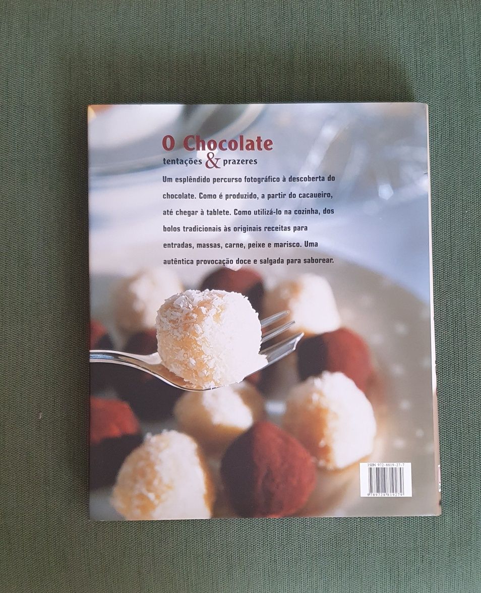 Livro " O Chocolate tentações & prazeres"