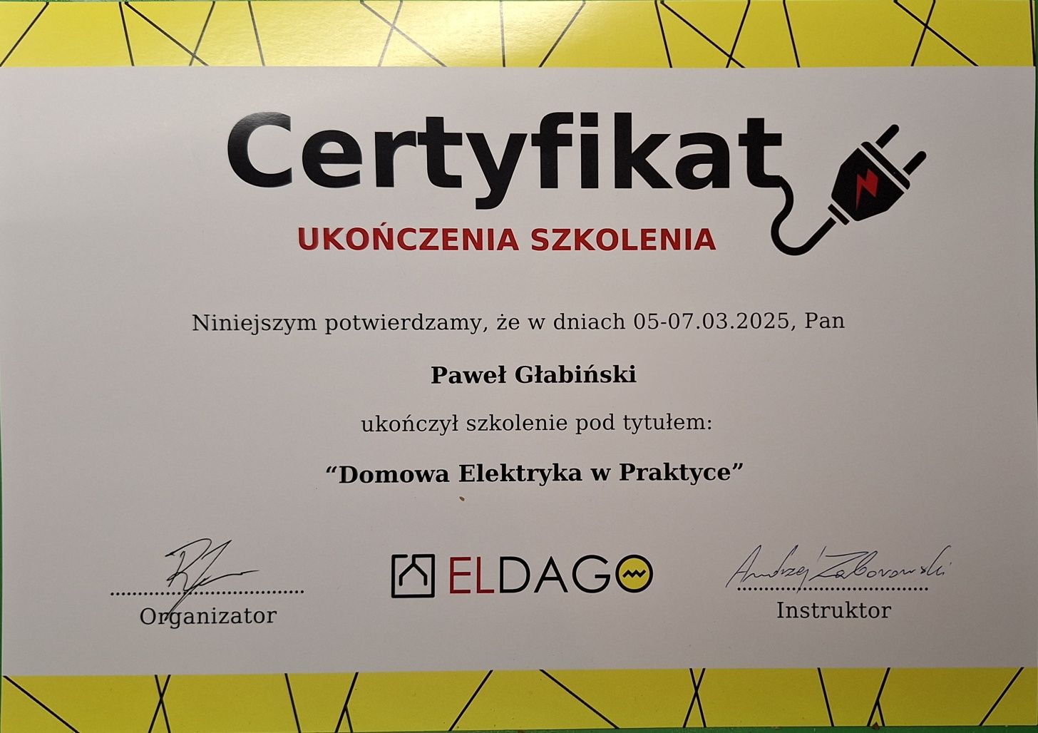Elektryk-Instalacje elektryczne teletechniczne