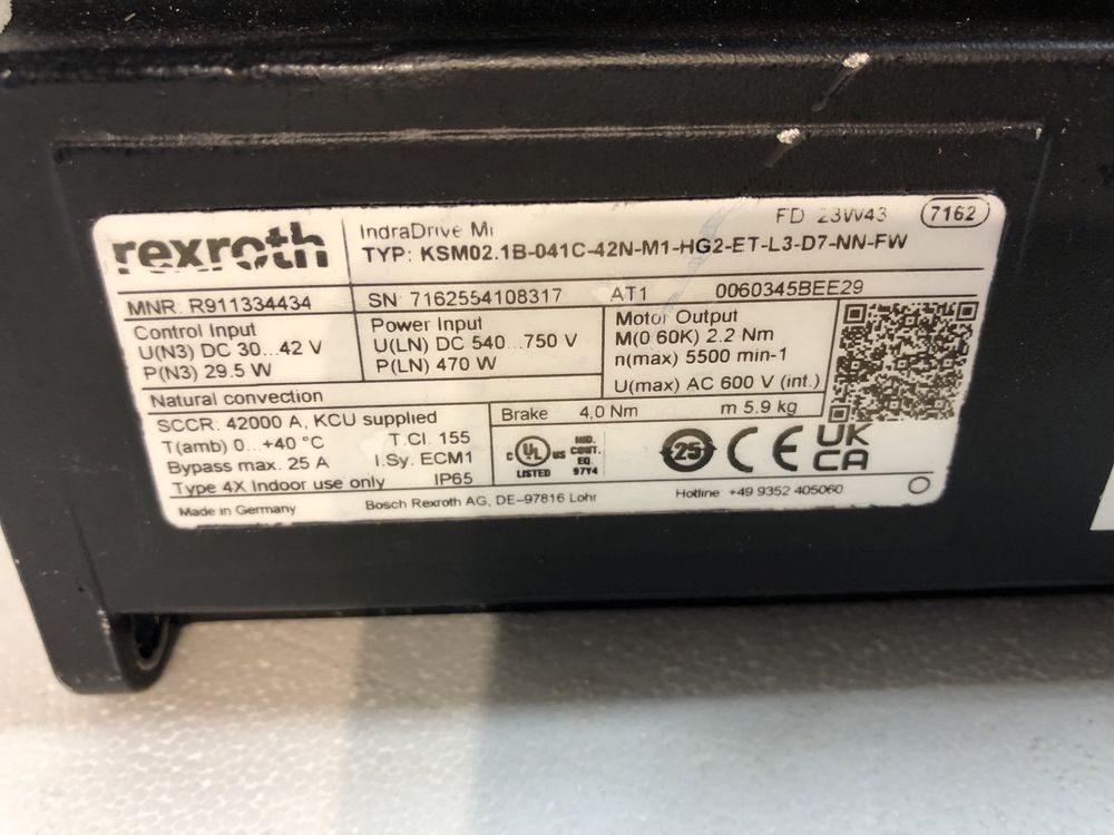 Servo bosch rexroth nowe okazja