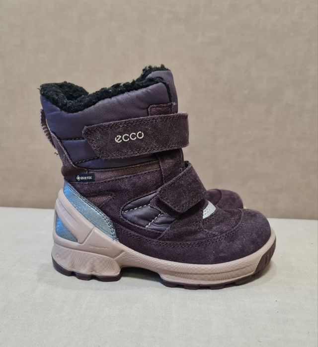 Зимние ботинки сапоги Ecco р.25 натуральная кожа