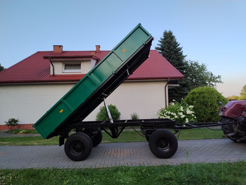 Przyczepa kaczka, wywrotka 3 strony