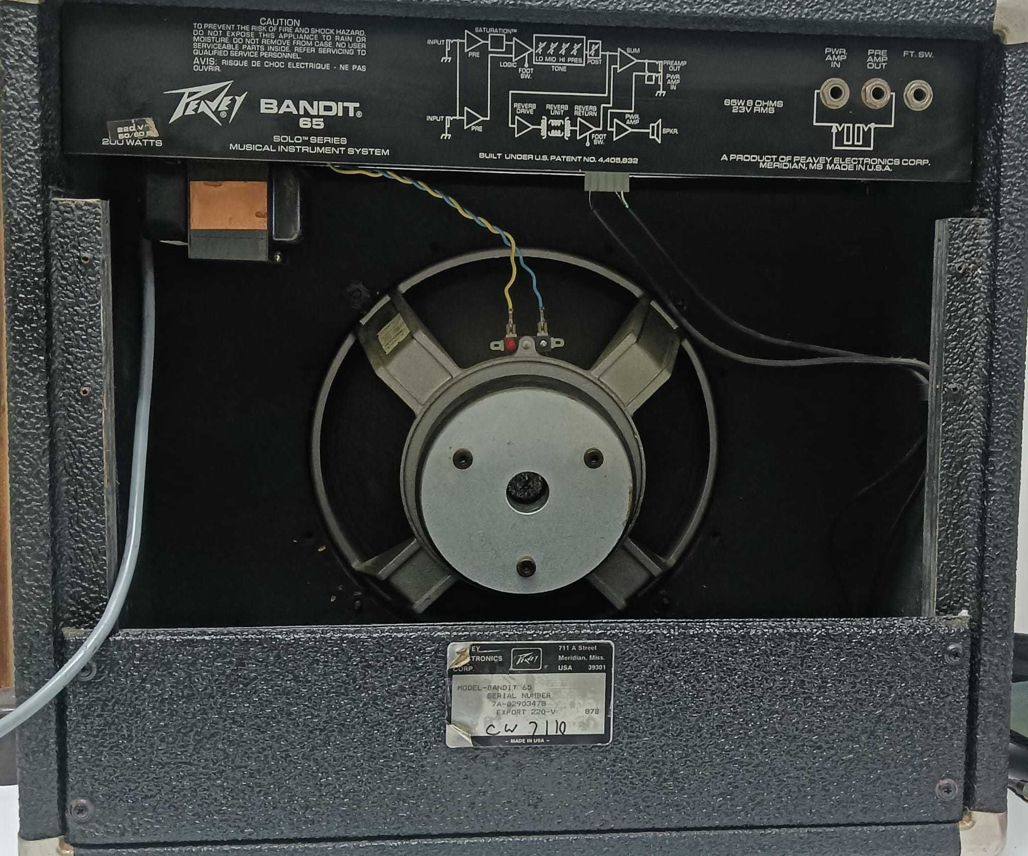 Peavey Bandit 65 Solo Series (80´s) – Uma Relíquia com Som Incrível