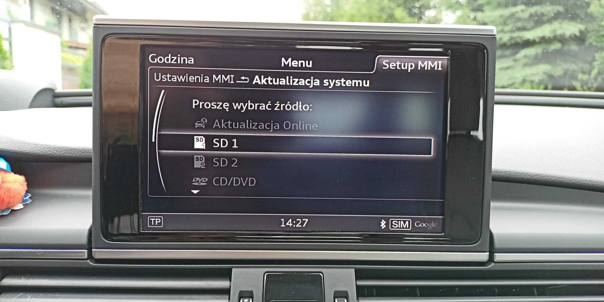Mapy Audi Car Play i Android Auto  Mib2 4G Mhi2 MHS2 MIB 2 MHI2 2025