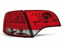 LAMPY DIODOWE AUDI A4 B7 04-08 AVANT RED WHITE LED