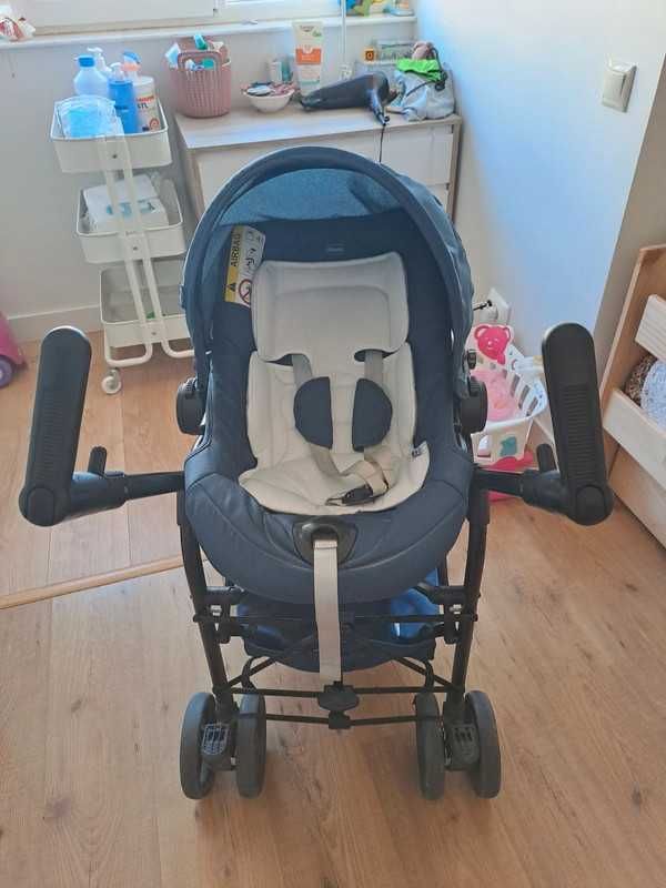 Carrinho bébé - Trio Chicco Sprint (completo)