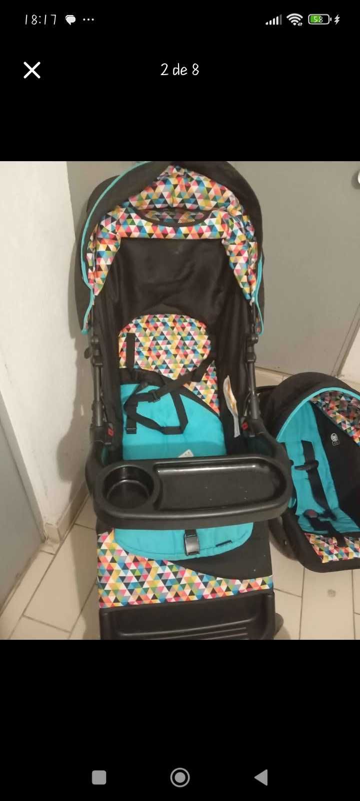 Carrinho + ovo bebé
