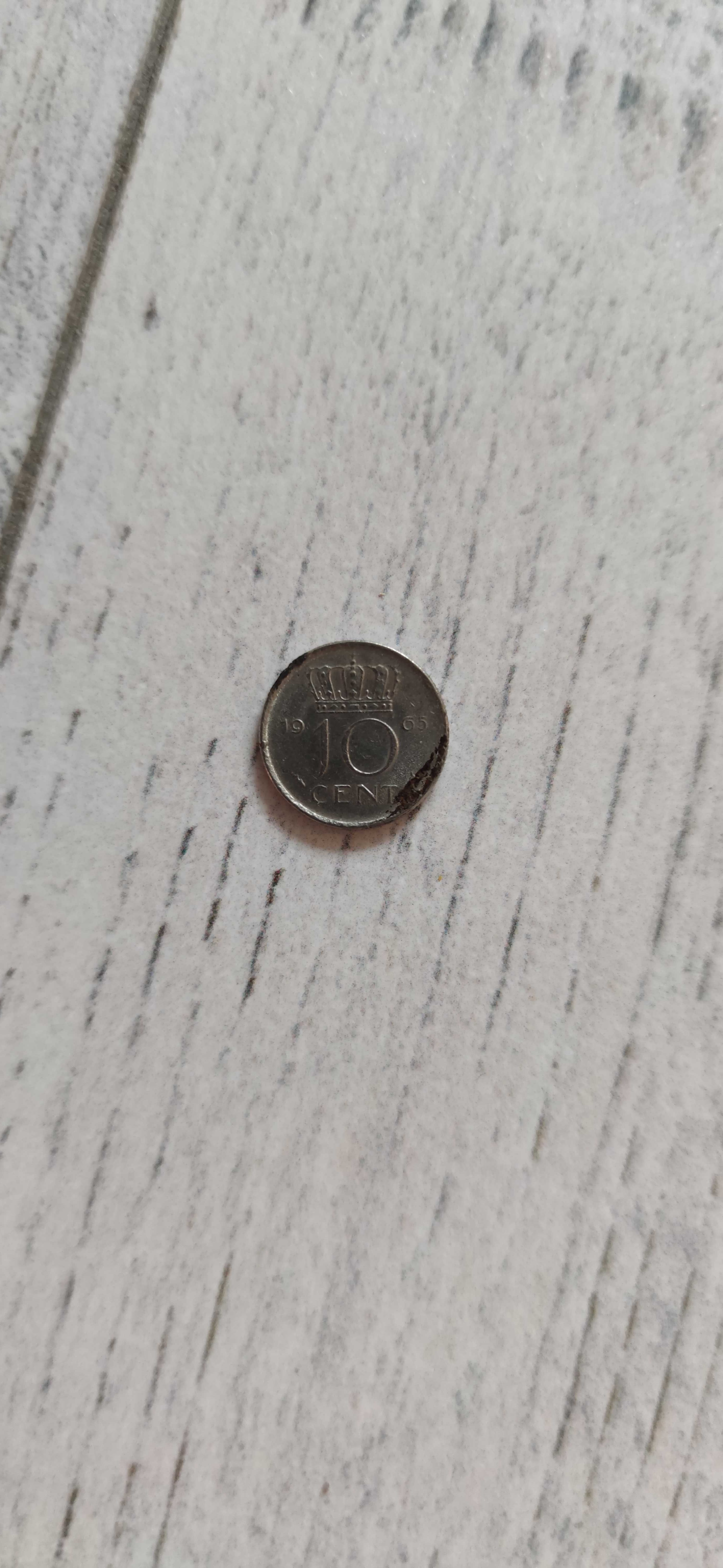 Нидерланды 10 центов, 1965