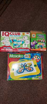 Мозайка,развивающая игра на магнита,IQ club