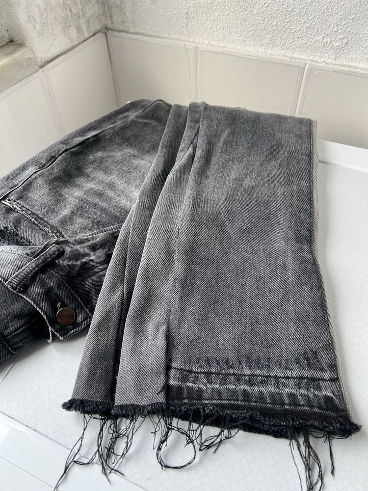 Calças ganga cinza Flare Denim Mnml