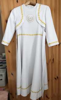 Alba sukienka komunijna dla dziewczynki, bolerko, torebeczka
