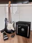 Zestaw gitara yamaha piecyk efekt Hammer