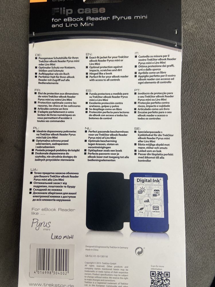 Pokrowiec na TrekStor eBook Reader Pyrus mini lub Liro Mini