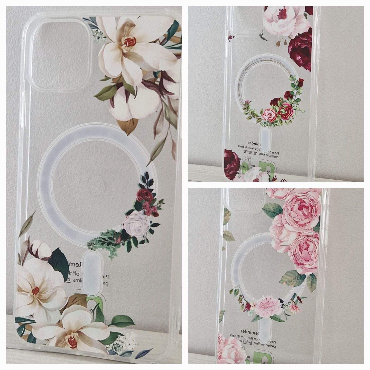 Tel Protect Flower Magsafe do Iphone 12 Pro Max ( trzy wzory)