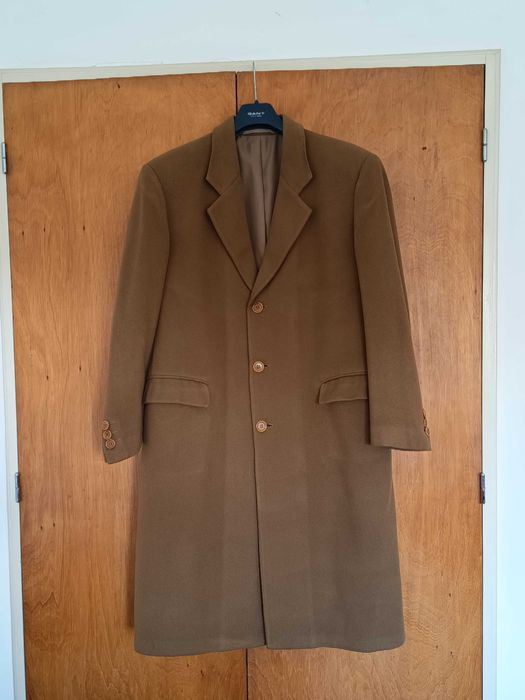 Sobretudo Homem (lã+cachemira)(camel)(tam. 52)