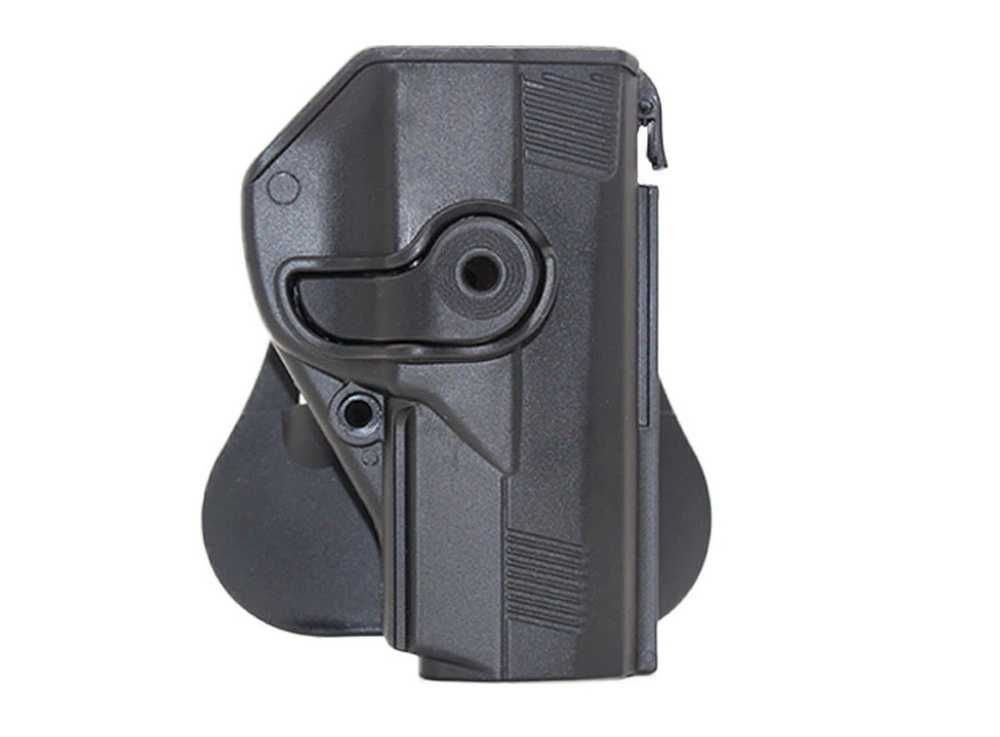 Пластиковая поясная кобура для пистолета Colt 1911/Beretta M9 правая