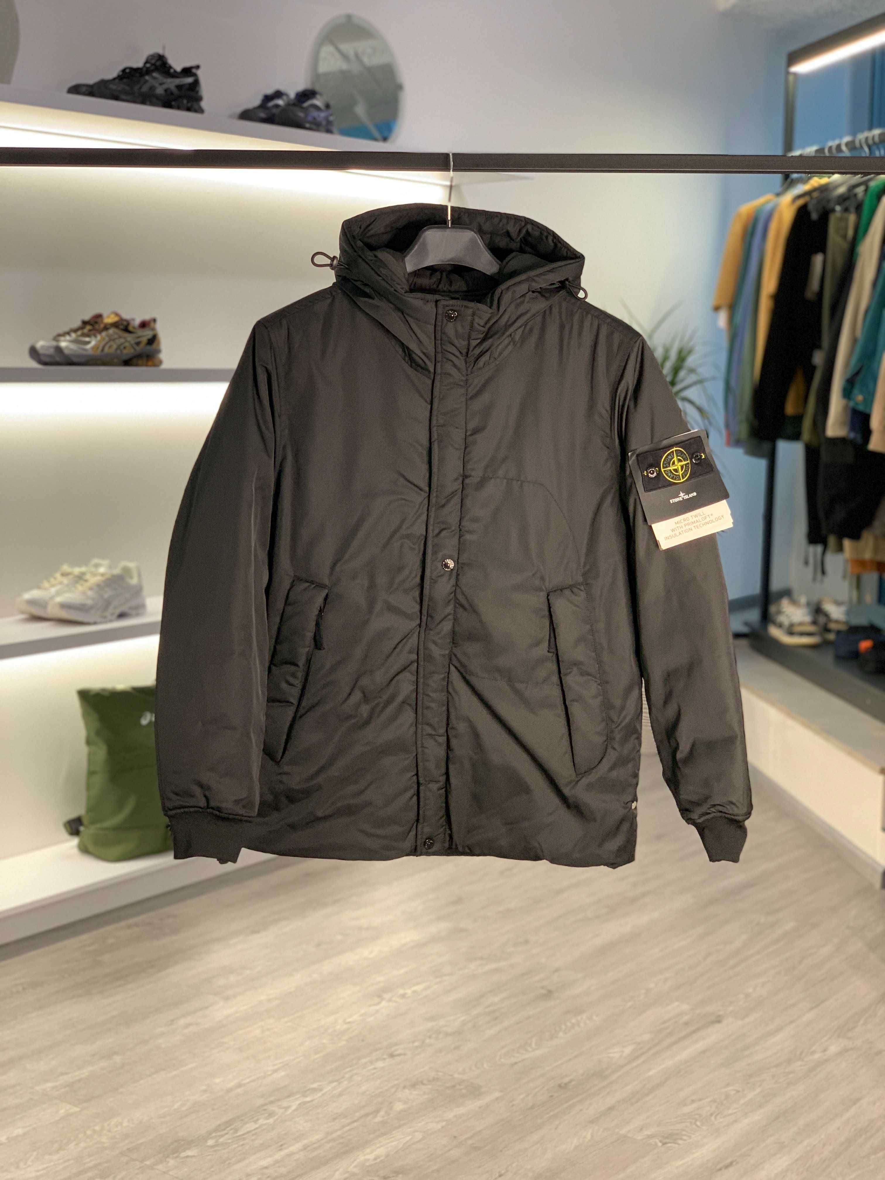 Куртка STONE ISLAND 41826 Micro Twill Jacket Black SI0237-BK