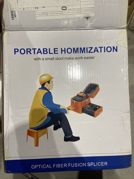 Maquina de fusão de fibra optica