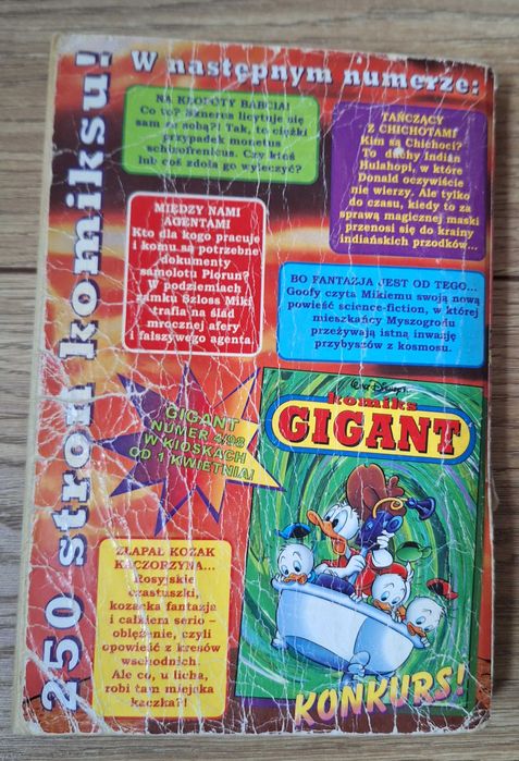 Komiks Gigant 3/98 3/1998 Złoto dla bardzo zuchwałych