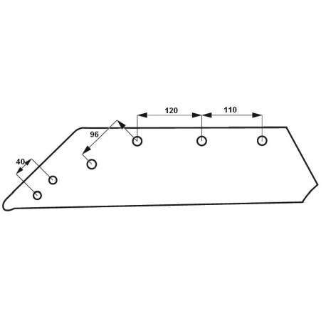 Lemiesz Kverneland 16" 073004, 073005