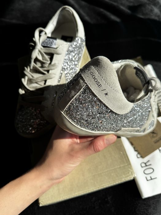 Кеди Golden Goose Silver Розмір 40 Голден Гус оригинал новые