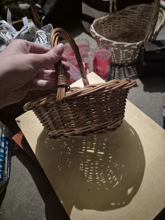 Zestaw koszyków wiklinowych