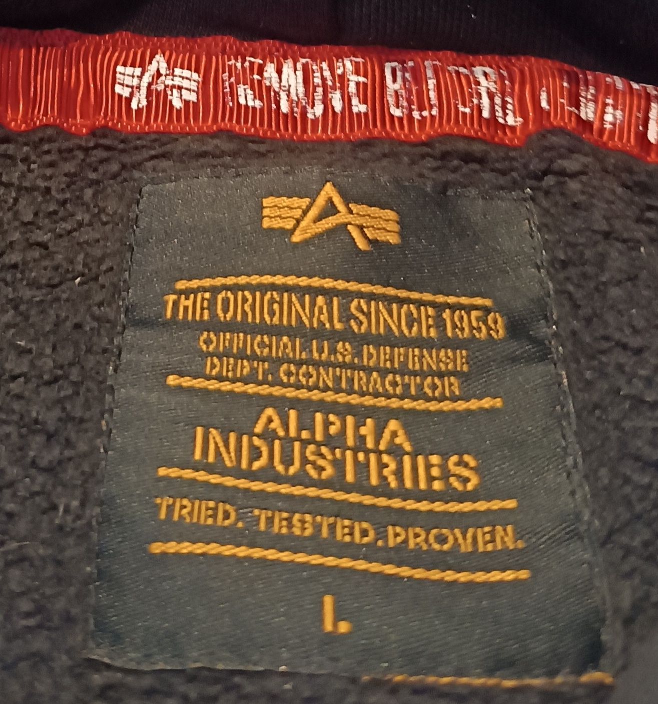 Bluza Alpha Industries NASA Oryginalna Rozmiar L