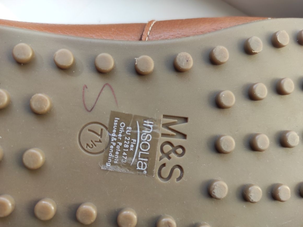 Мокасини  M&S. р.7 1/2