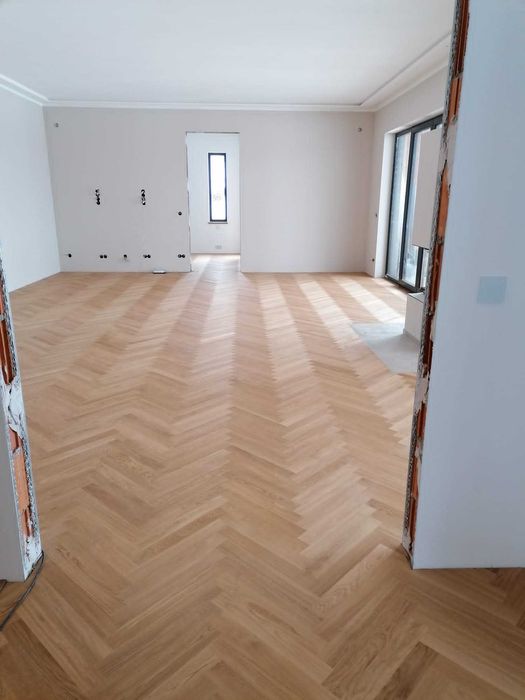 Jodełka klasyczna dębowa warstwowa 95x400 Natur olejowosk - gotowa