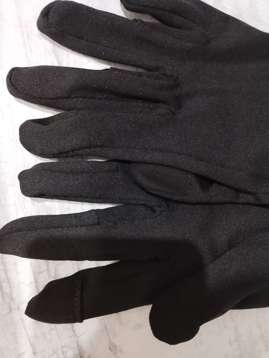 Рукавиці Quechua decathlon чорні трикотажні флісові