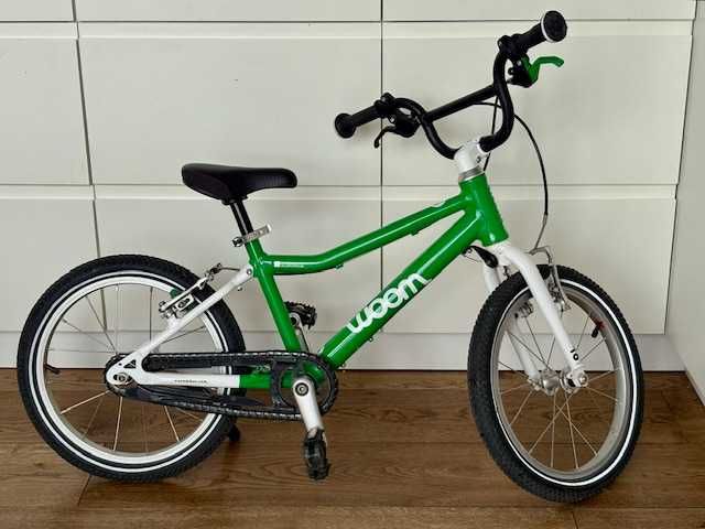 Rowerek Woom3 z nóżką w bardzo dobrym stanie, 16"