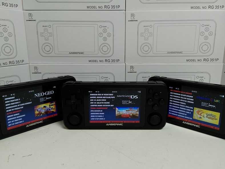 ігрова портативна приставка Anbernic RG351P чорна 64GB Денди PlayStati