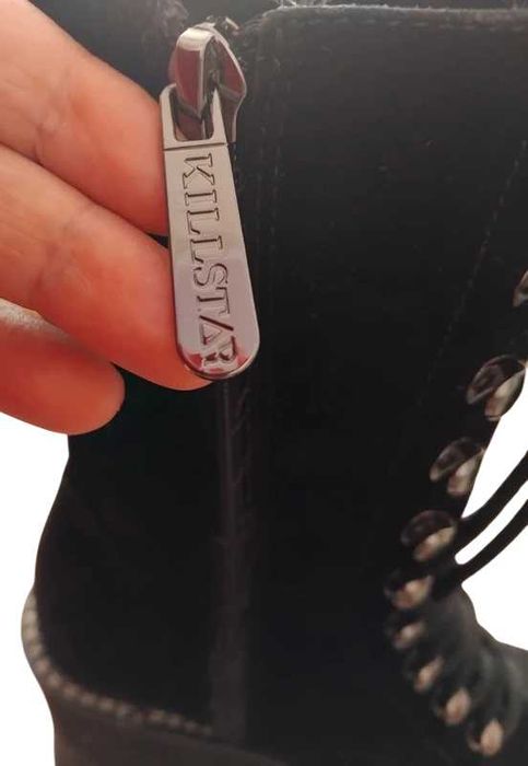 Buty KILLSTAR goth platforma witch alternative dollskill wyszywane