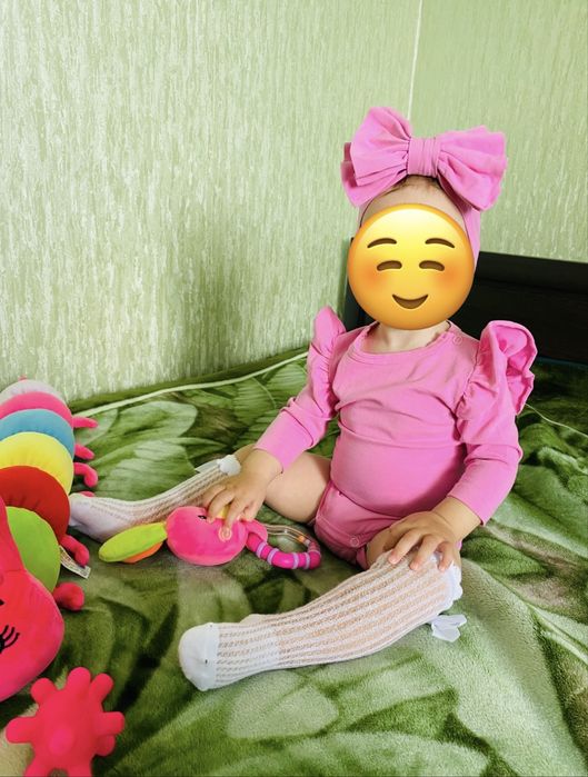 Боді з рукавом + повязка