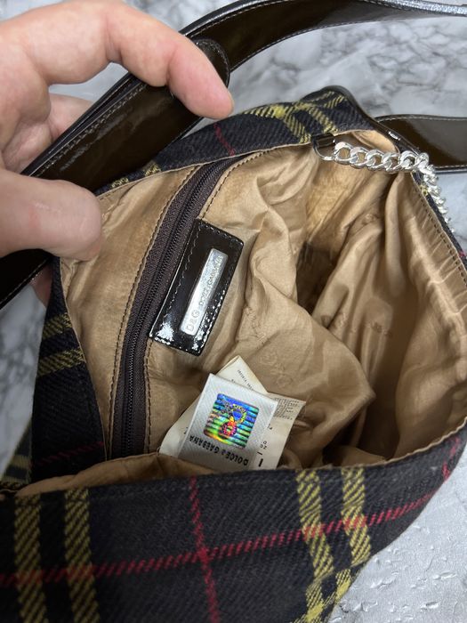 Сумка кожаная лаковая D&G dolce & gabbana оригинал