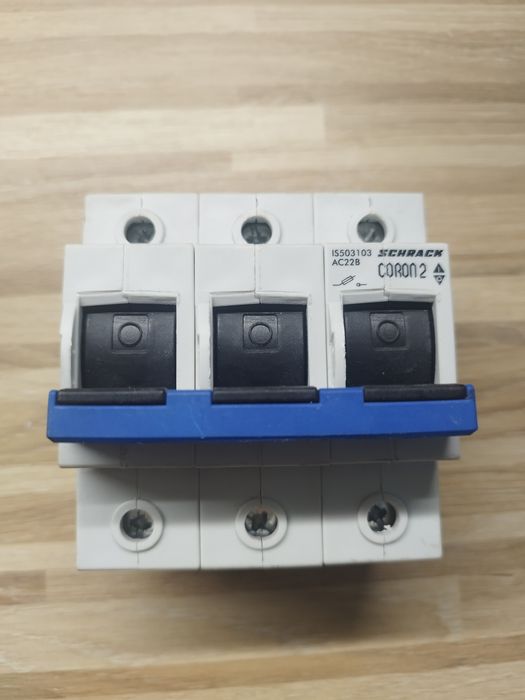 Zestaw bezpieczników topikowych nadpradwych 63 amper