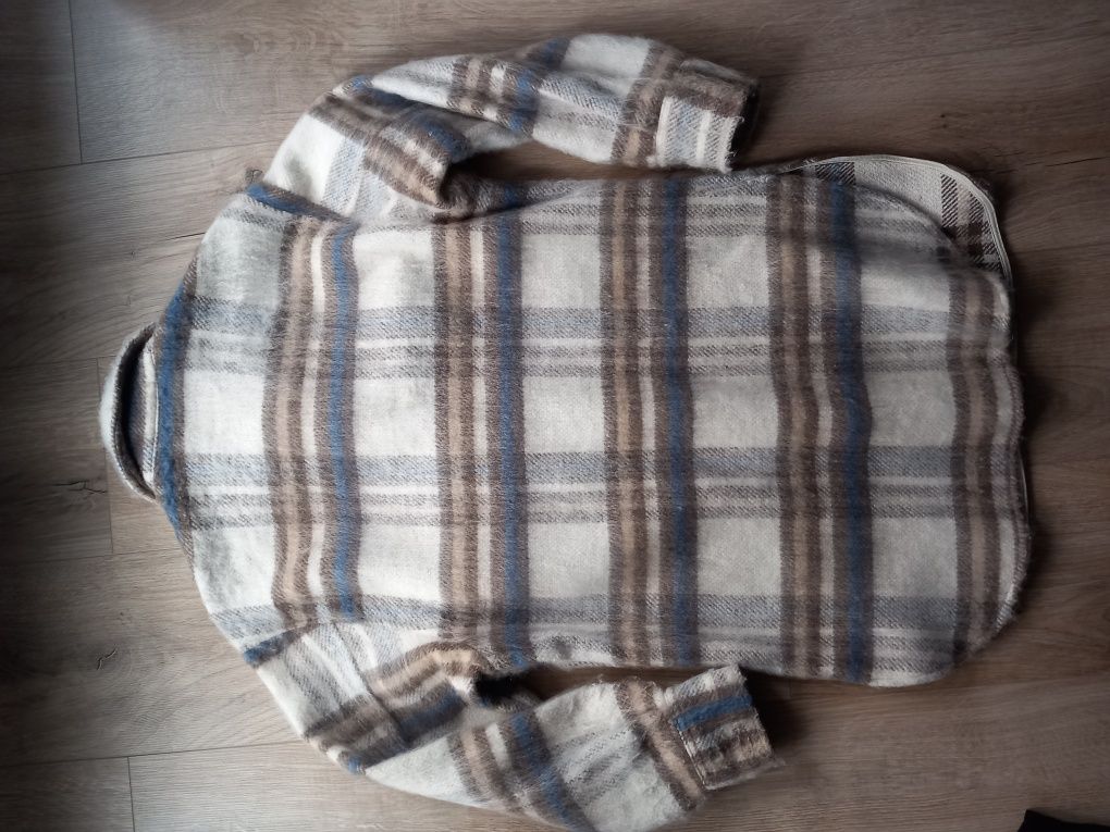 Kurtka koszulowa wełna H&M r.XS oversize