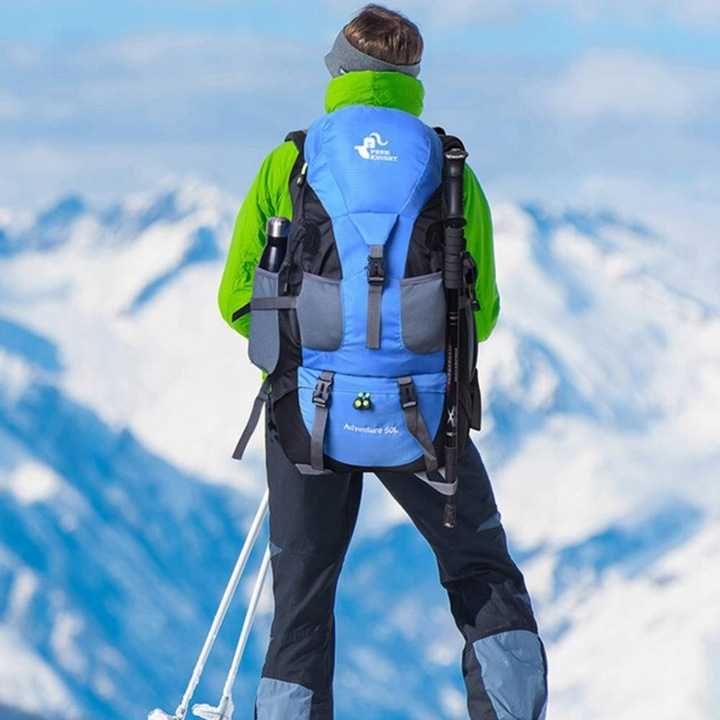 Duży plecak górski męski damski w góry na obóz wycieczkę solidny