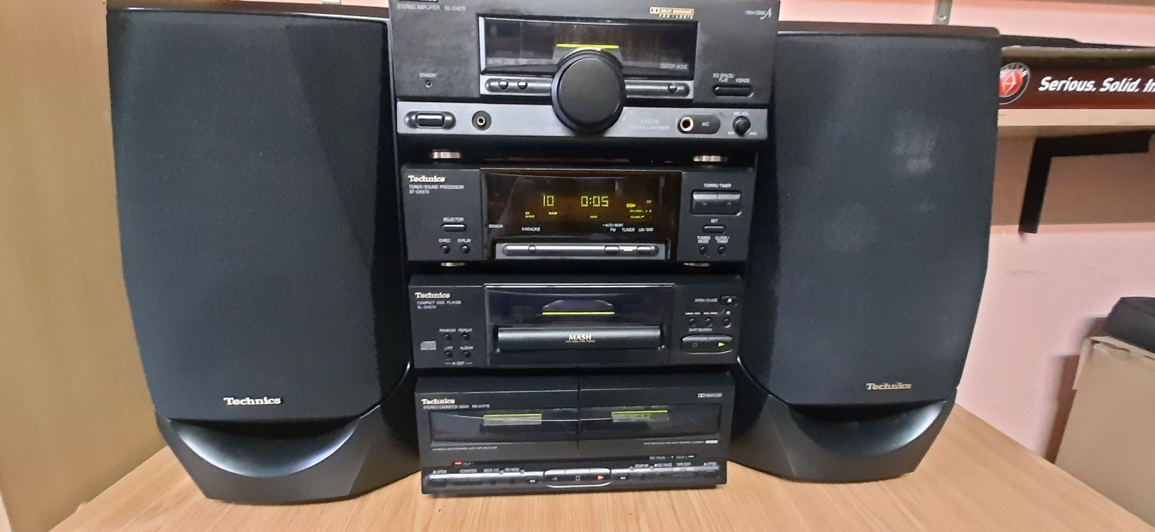 Wieża Technics zestaw.