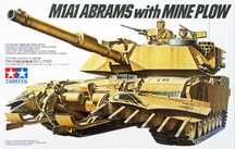 M1A1 Abrams with mine plow, Tamiya 1:35