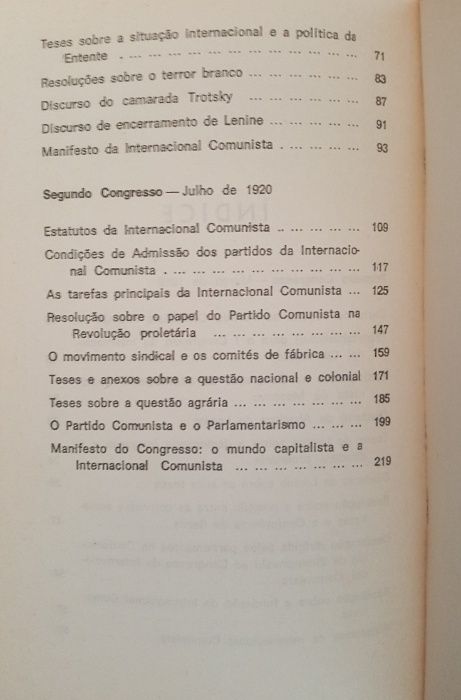 Os quatro primeiros congressos da Internacional Comunista Vol.1