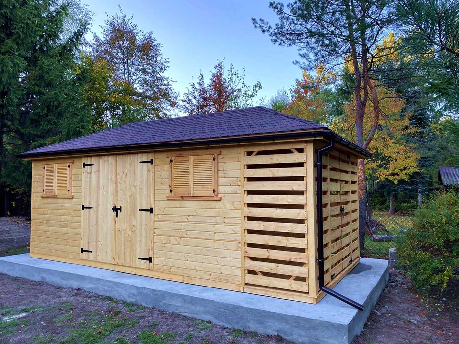 Domek narzędziowy Zeus 3m x 6m Altanka drewniana Domek - PRODUCENT