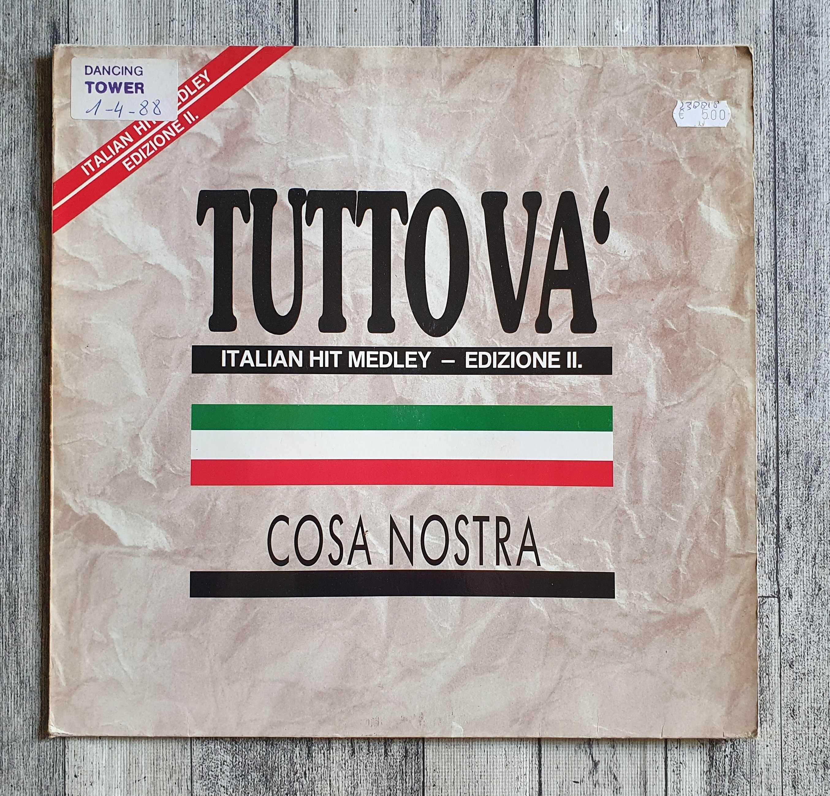 Cosa Nostra Tutto Va Italian Hit Medley Italo Disco Maxi Single 12