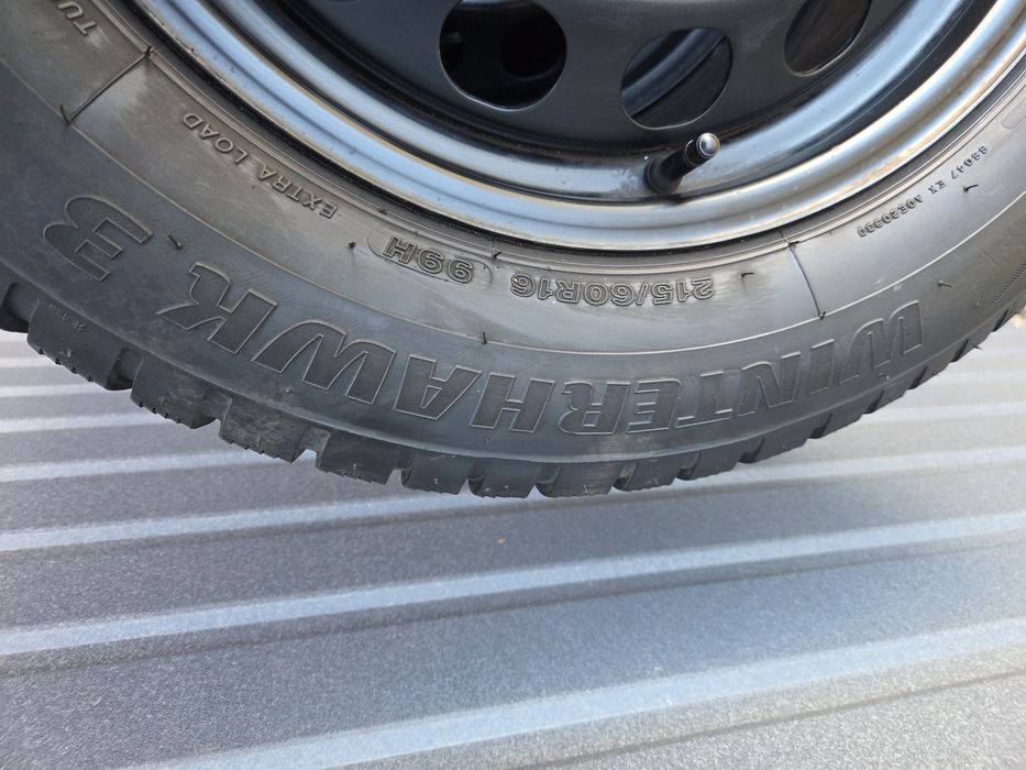 Шини зимові 215 60 16 Firestone 5 112 Wolkswagen