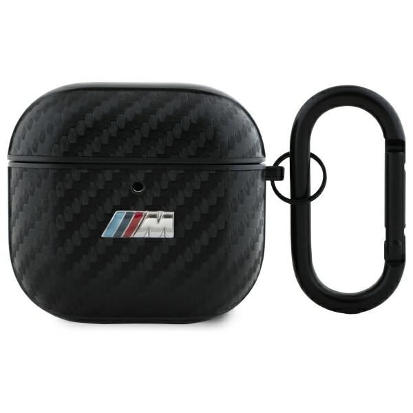 BMW BMA4CMPUCA AirPods 4 czarny/black PU Carbon M Collection