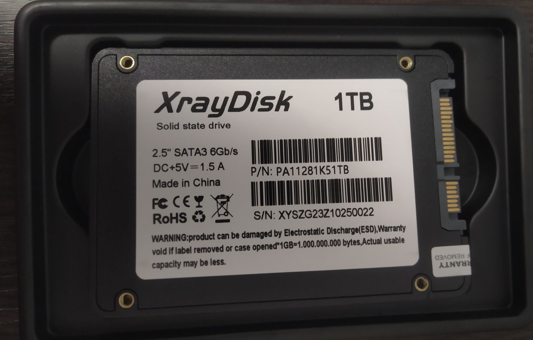 SSD SATA3 2,5" 1Tb 6 Gb/s