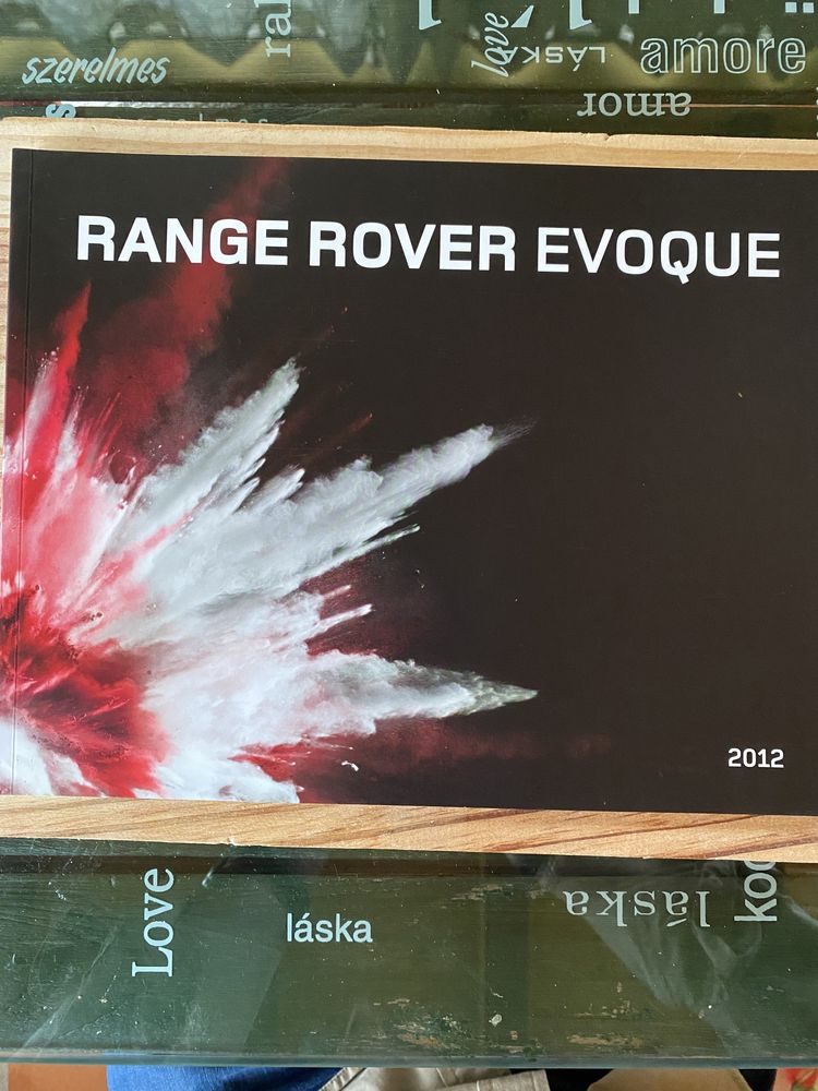 Brochura catálogo Range Rover Evoque 2012