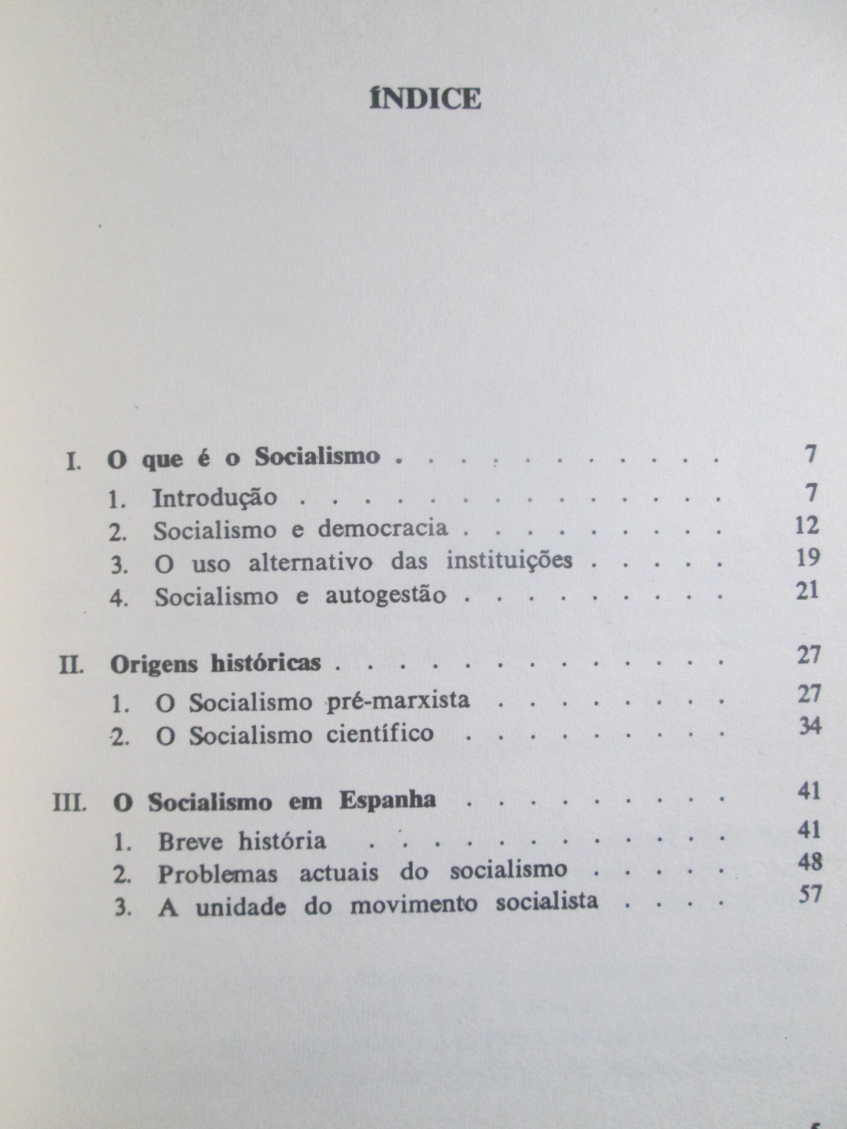 O Que é Socialismo, de Felipe Gonzalez