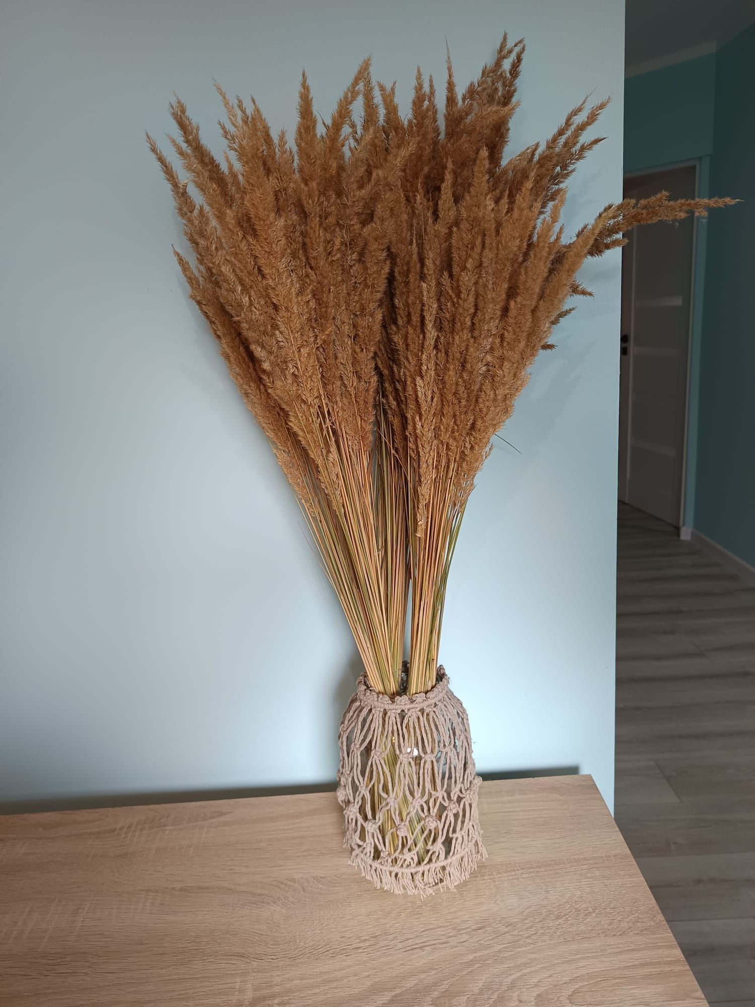 Trawa ozdobna naturalna Boho ozdoba 30 sztuk 65 cm