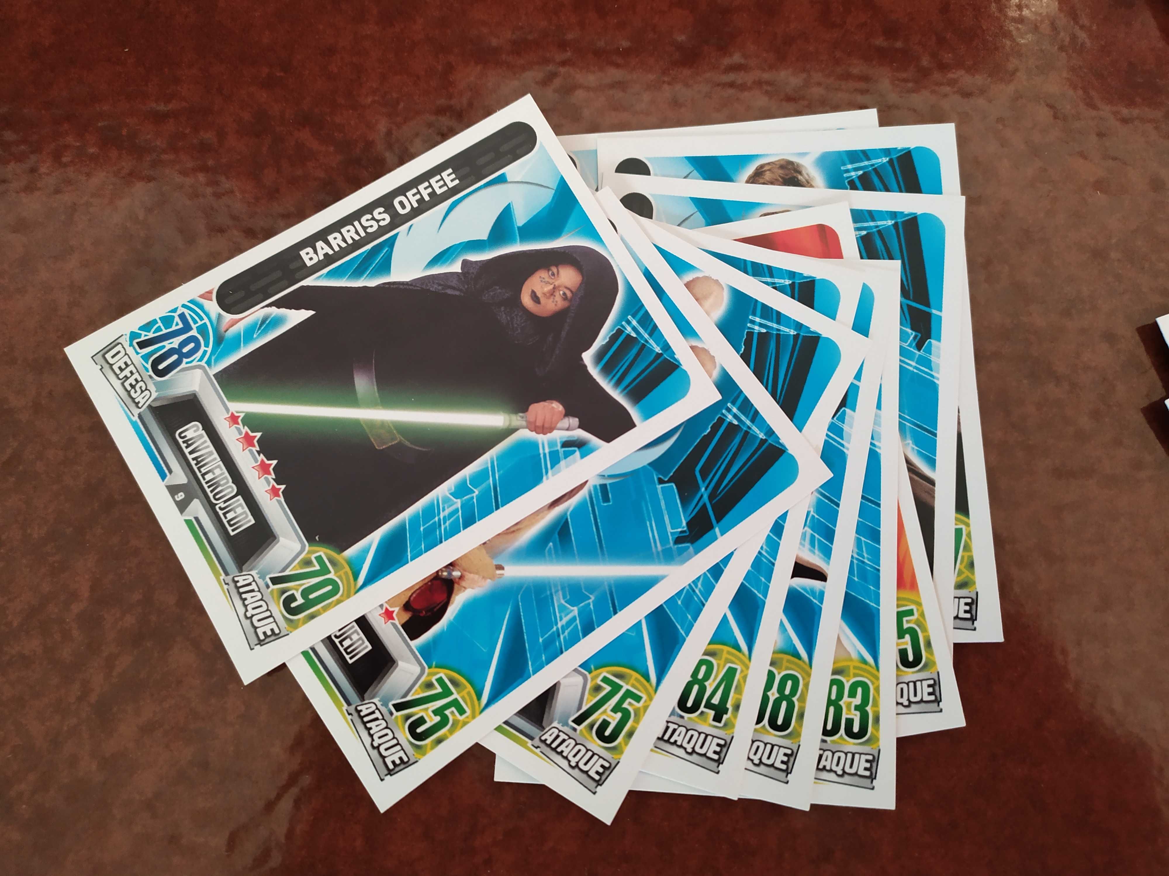 Topps Star Wars Force Attax Trading Card Games - Lote de 121 Cartas