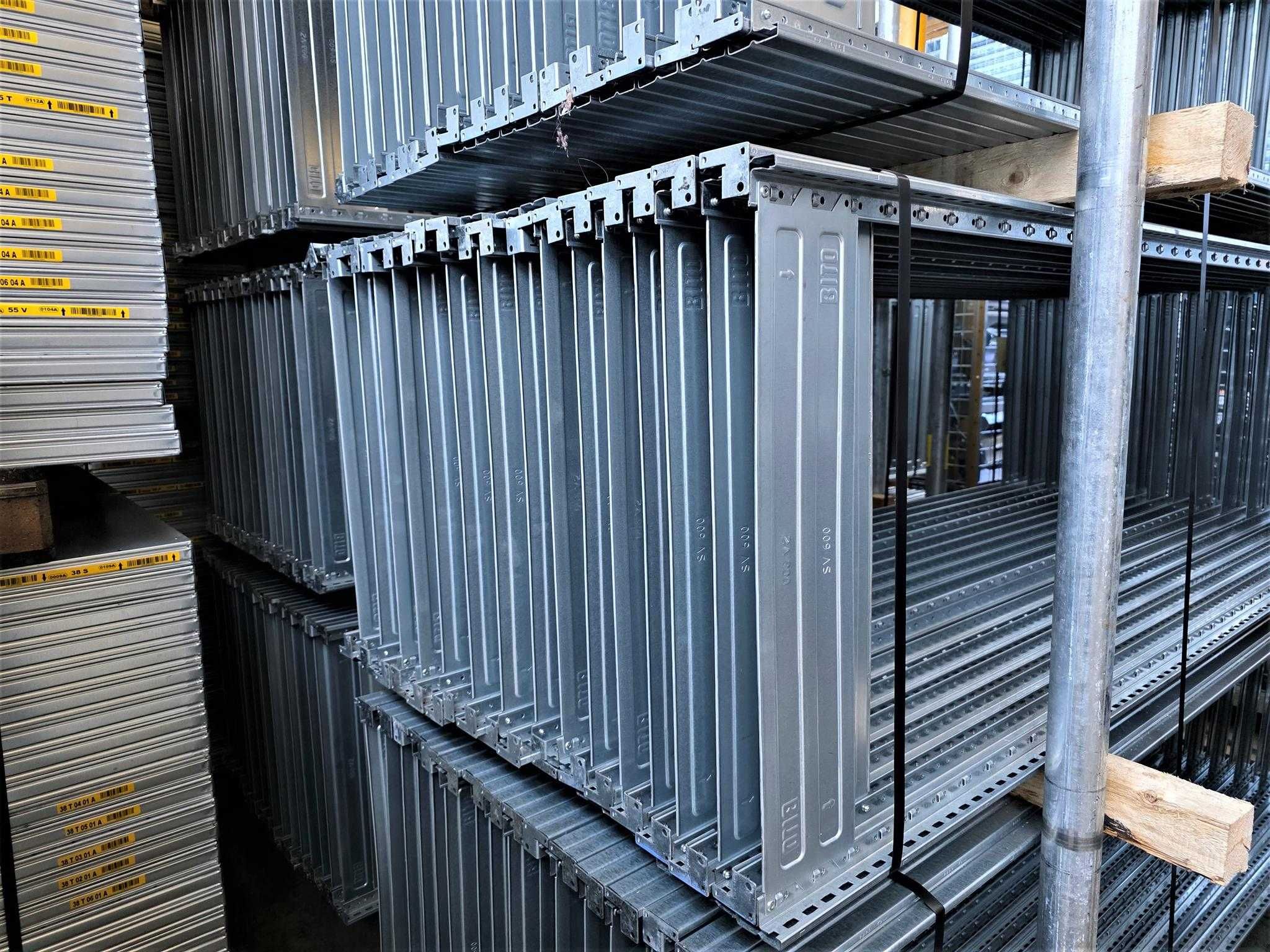 Regał Metalowy 62x220x400cm/21 Magazynowy Ocynk Garaż Piwnica Warsztat